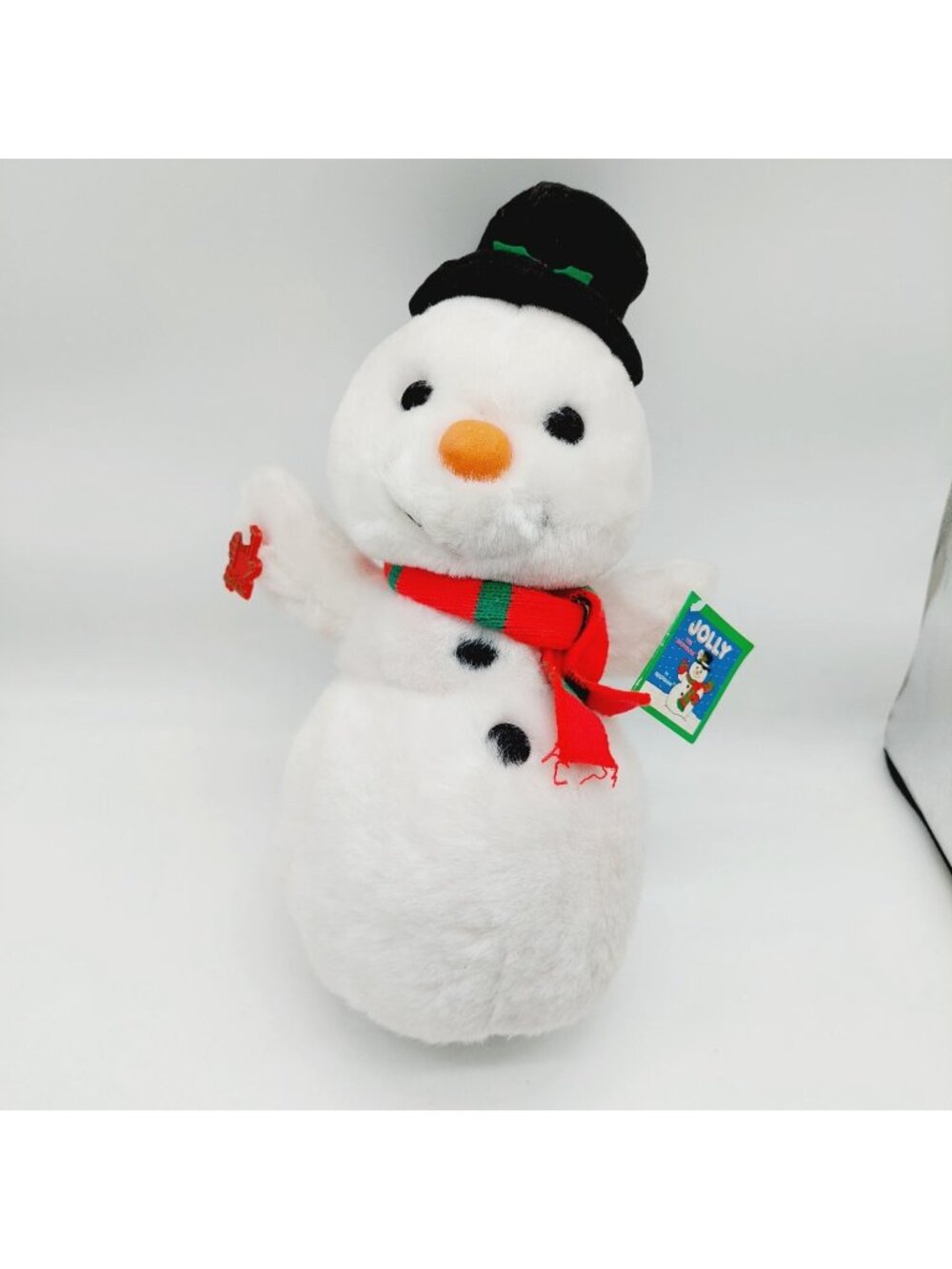 Applause Jolly The Snowman Plush 1988 Stuffed 12"